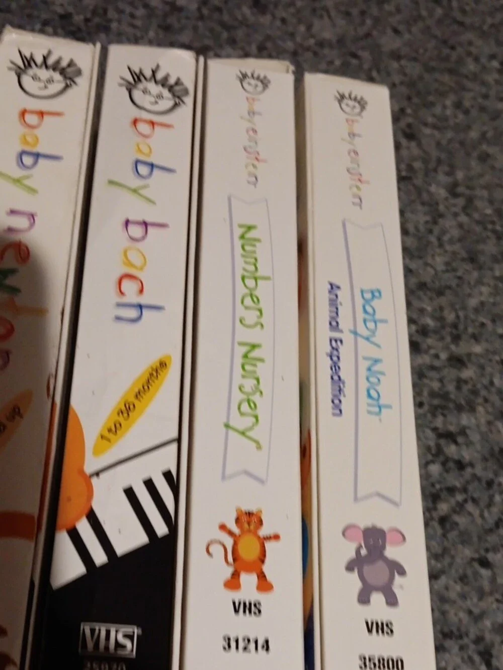 Baby Music Learning VHS Set - White - Unbranded Collection